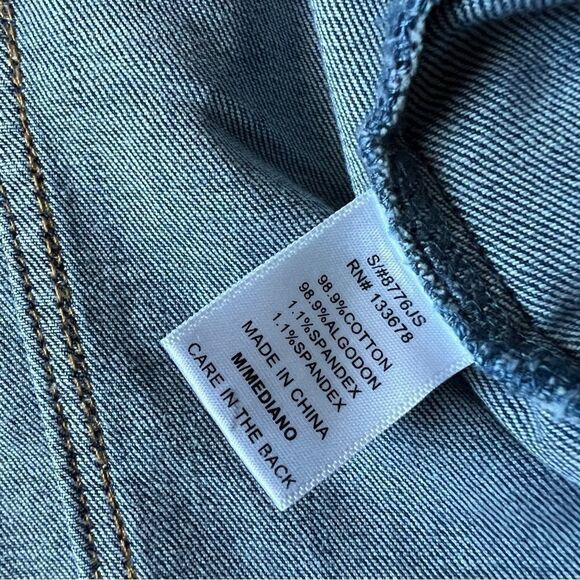 618 Six One Eight denim jean jacket - Picture 4 of 5